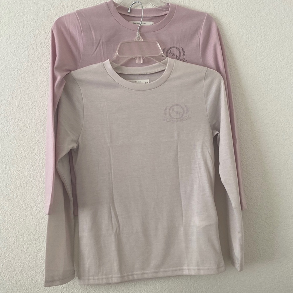 Abercrombie kids sleepwear long sleeve shirts (2-pack)